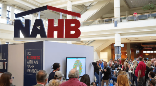 NAHB booth on IBS 2022 show floor