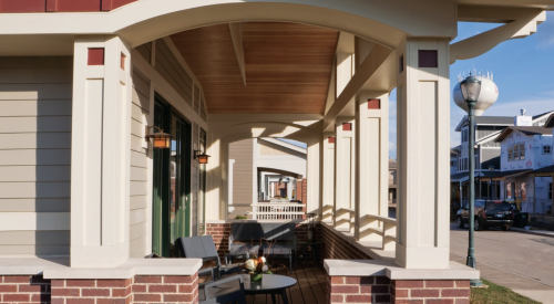 Not So Big Showhouse front porch, Libertyville, Illinois