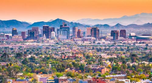 Phoenix housing market skyline