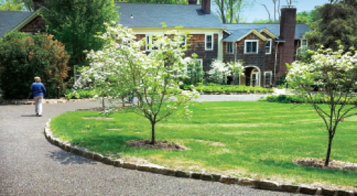 Use of Porous Pave permeable paving used in a residential setting