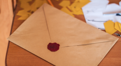 Handwritten letter