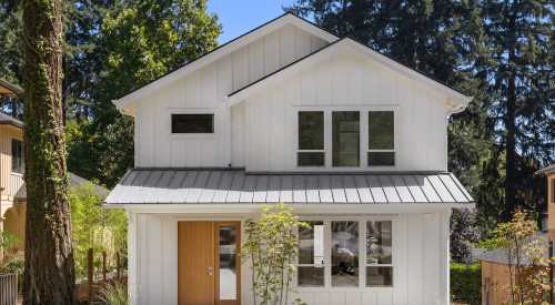 Simple home exterior is on trend for 2024