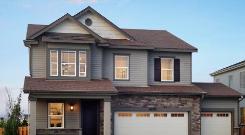 Exterior of TRI Pointe Home in Adonea community in Aurora, Colo.