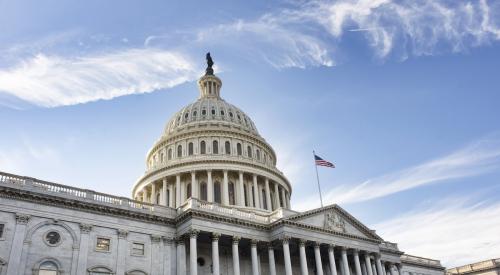 US Congressional Capitol Building shown in Washington D.C.