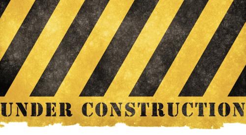 Under construction sign