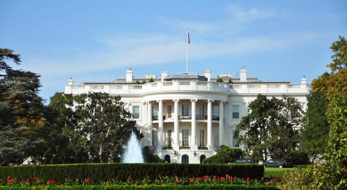 White House from front lawn