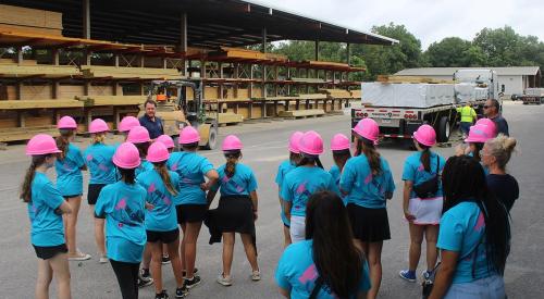 Participants for the Baldwin Girls camp