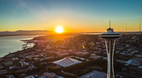 Aerial view of Seattle