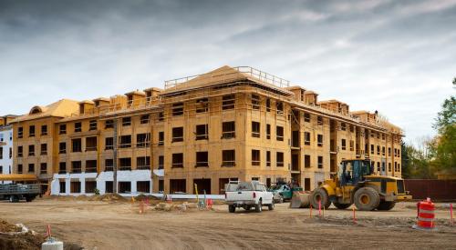 New apartment building under construction