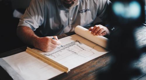 Architect-working-at-desk