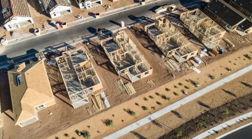 Arizona homes under construction