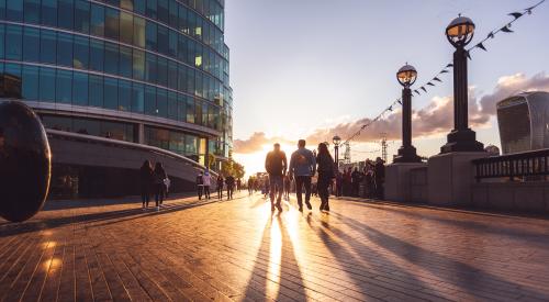 walkable urban city