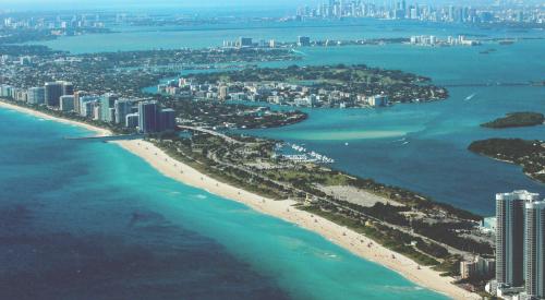 Miami coastline