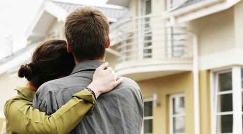 Young couple aspires to buy a home