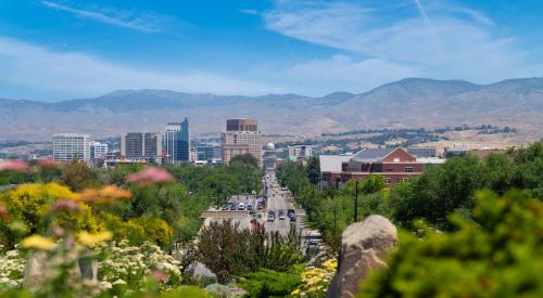 Aerial view of Boise, Idaho