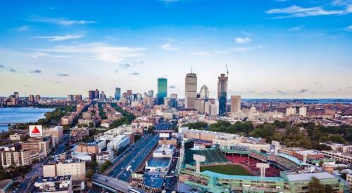 Boston aerial view