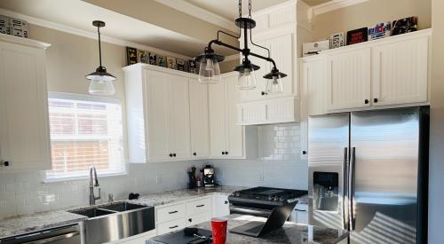 Kitchen in recently purchased home