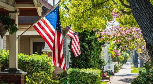 California residential neighborhood