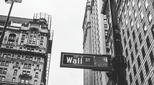 Wall St sign