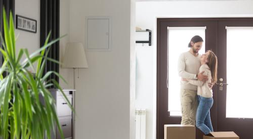 Couple moving into home