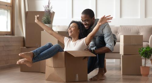 Millennial Couple Moving