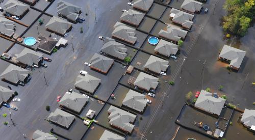 Flooded neighborhood