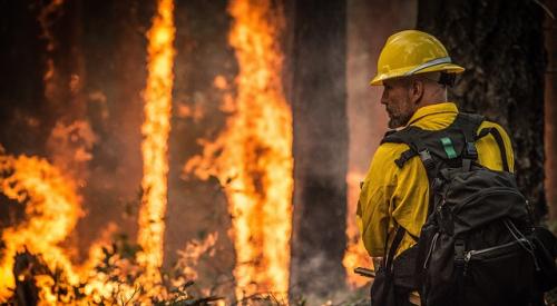 forest fire in California