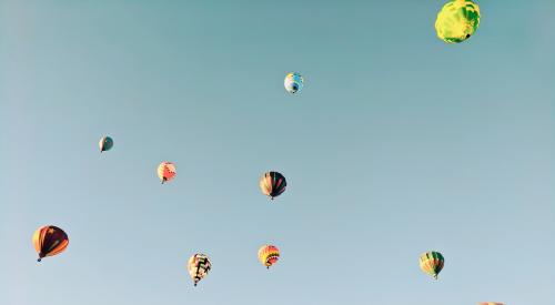 Hot air balloons