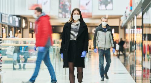 Grocery store masks pandemic