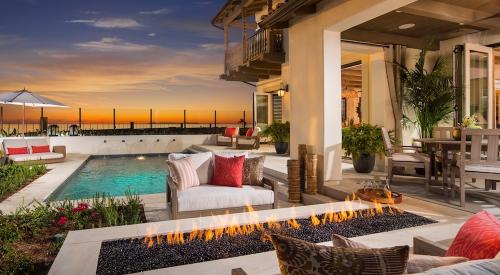 Pool and outdoor living space