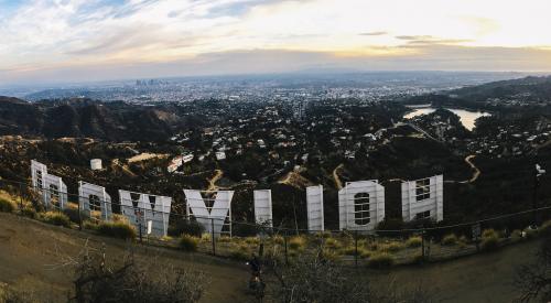 Aerial shot: California