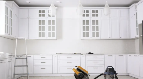 Kitchen remodel in progress