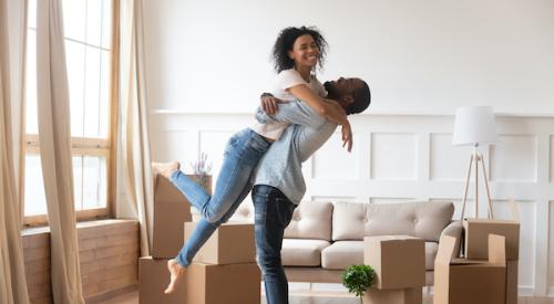 Homebuyers with new home