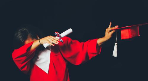 Graduate dabbing