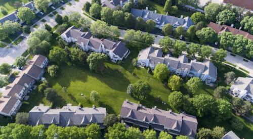 house aerial shot