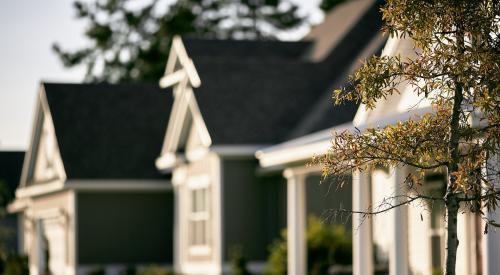 homes in a neighborhood