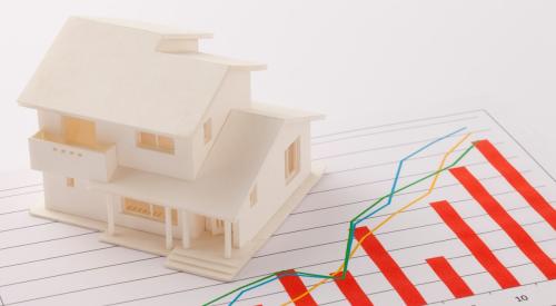 Housing graph with model home