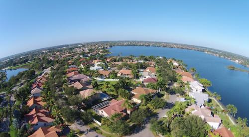 Housing aerial in Florida