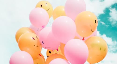 smiling balloons