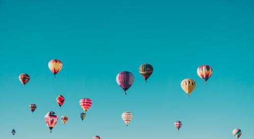 hot air balloons