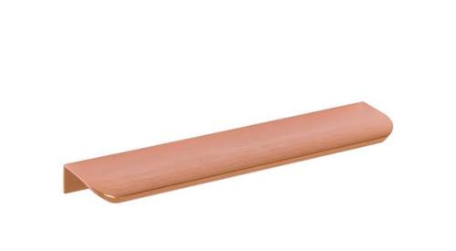 Designed with a rounder shape that takes ergonomic considerations into account, Mockett’s DP212 Series of round-edge drawer pulls sits almost flush with the cabinet surface for a smoother profile that prevents snagging on loose clothing, towels, or other kitchen linens. Pulls are available in three lengths, from 40 mm to 350 mm, in Rose Gold (shown) and Satin Aluminum finishes.