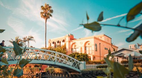 Home exterior, California