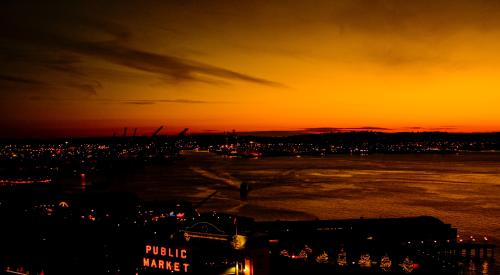 Aerial view of Seattle