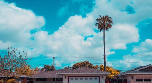 House exterior in Santa Clara, Calif.