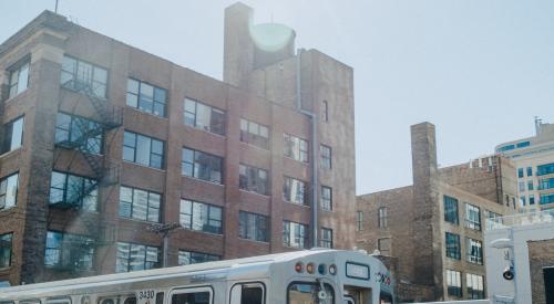 Chicago L train stop