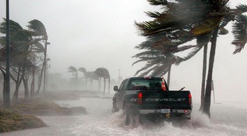 Key West flooding and high winds