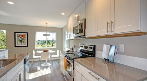 Kitchen in new home