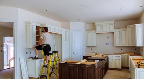 Kitchen under renovation