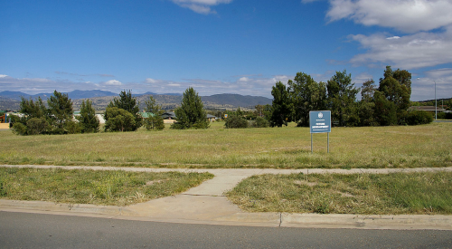 land reserved for development of new housing