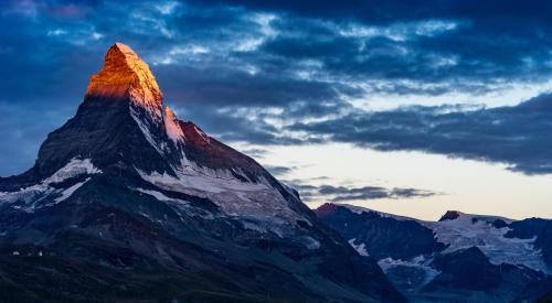 The Matterhorn, Sunnegga, Zermatt, Switzerland